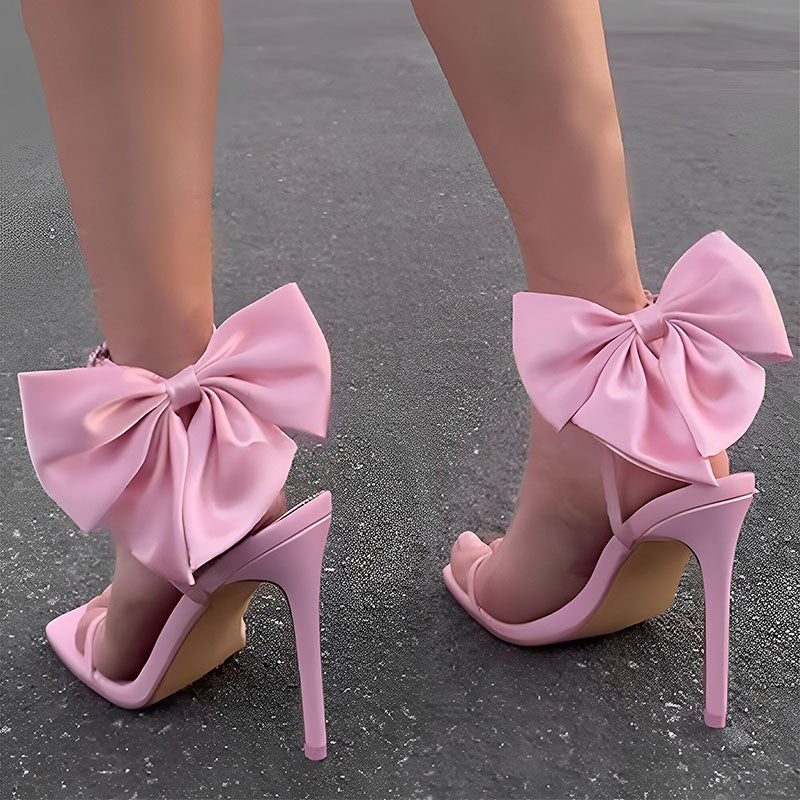Women’s Bow Stiletto Strap Sandals