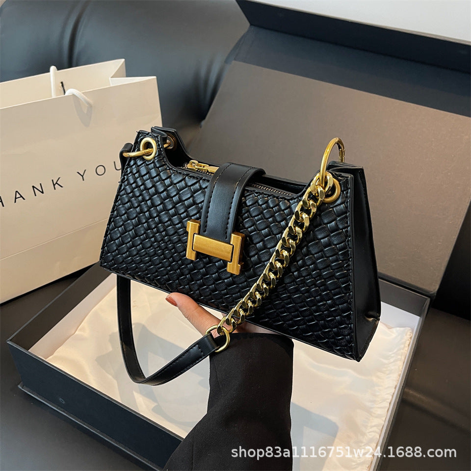 Women’s Metal Buckle Small Square Crossbody Bag