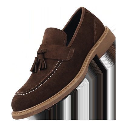 Men’s Suede Tassel Slip-On Loafers