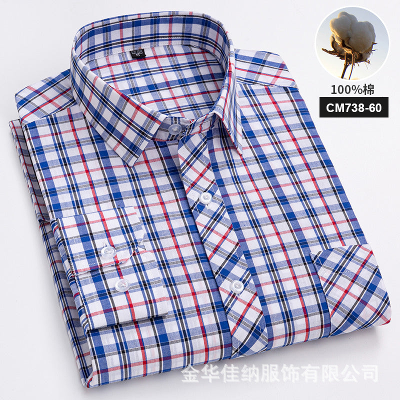 Men’s Cotton Check Casual Shirt