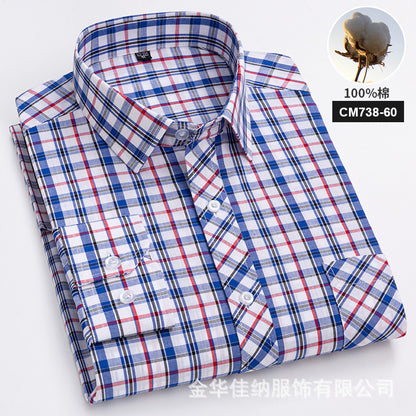 Men’s Cotton Check Casual Shirt