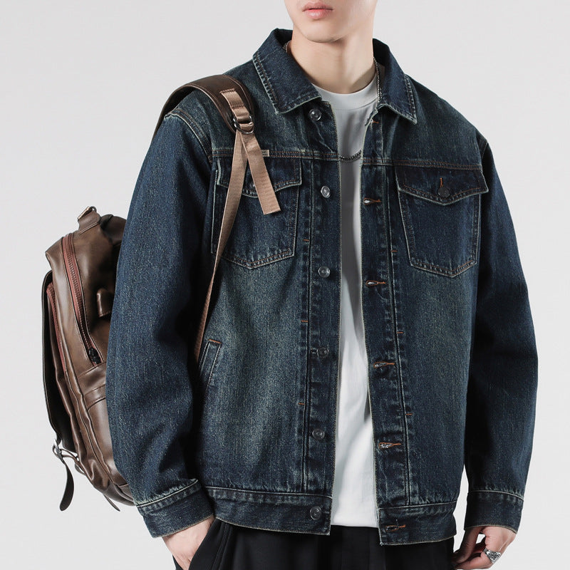 Men’s American Multi-Pocket Denim Jacket