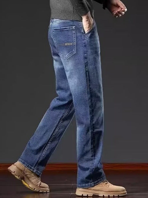 Men’s Stretch Loose Wide-Leg Casual Pants