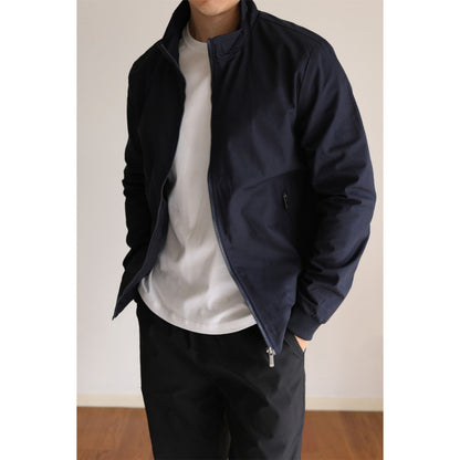 Men’s Lightweight Plaid Harrington Jacket