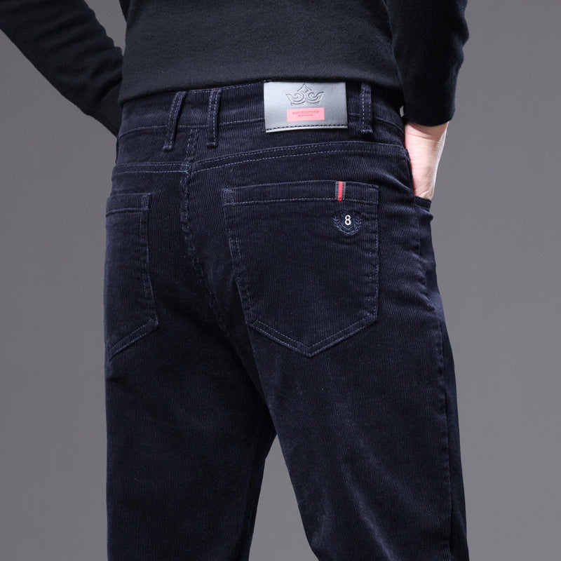 Men’s Loose Straight Corduroy Pants