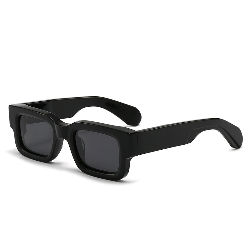 Unisex Box Frame Polarized Fashion Sunglasses