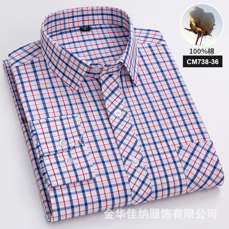 Men’s Cotton Check Casual Shirt