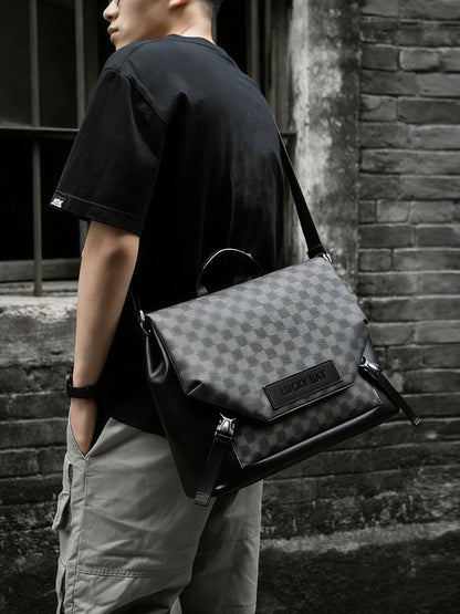 Men’s Premium Crossbody Laptop Messenger Bag