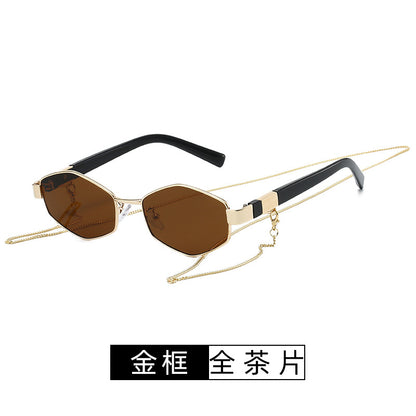 Women’s Polygonal Metal Fashion Sunglasses