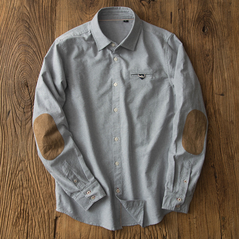 Men’s Japanese Vintage Cotton Oxford Shirt
