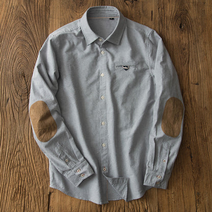 Men’s Japanese Vintage Cotton Oxford Shirt