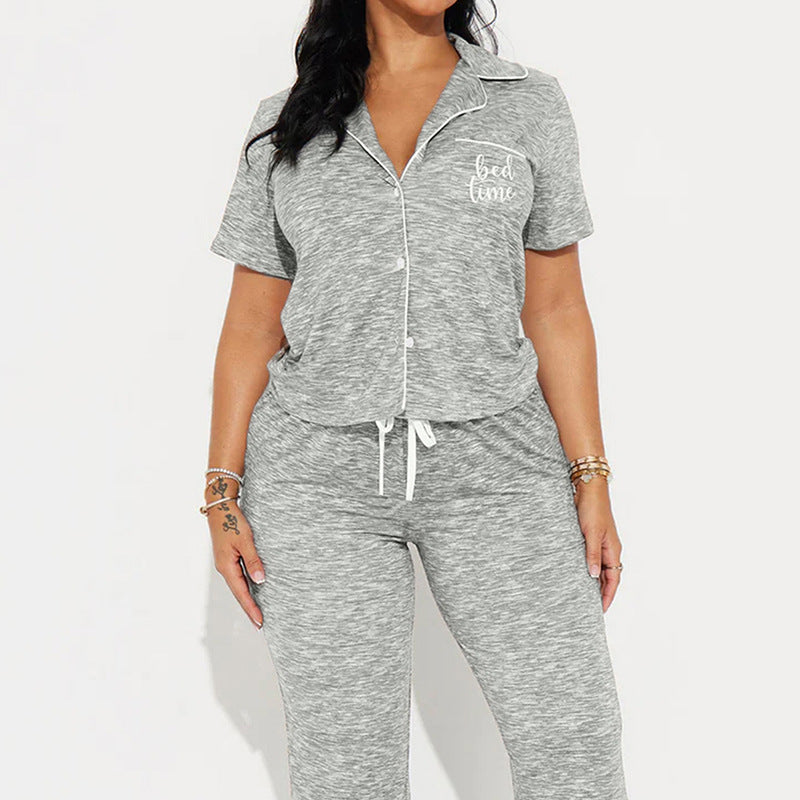 Women’s Embroidered Pajama Set