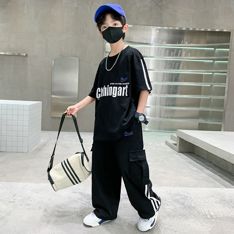 Boys’ Short Sleeve Sportswear Summer Set