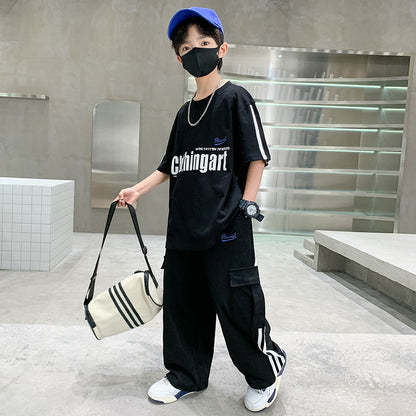 Boys’ Short Sleeve Sportswear Summer Set