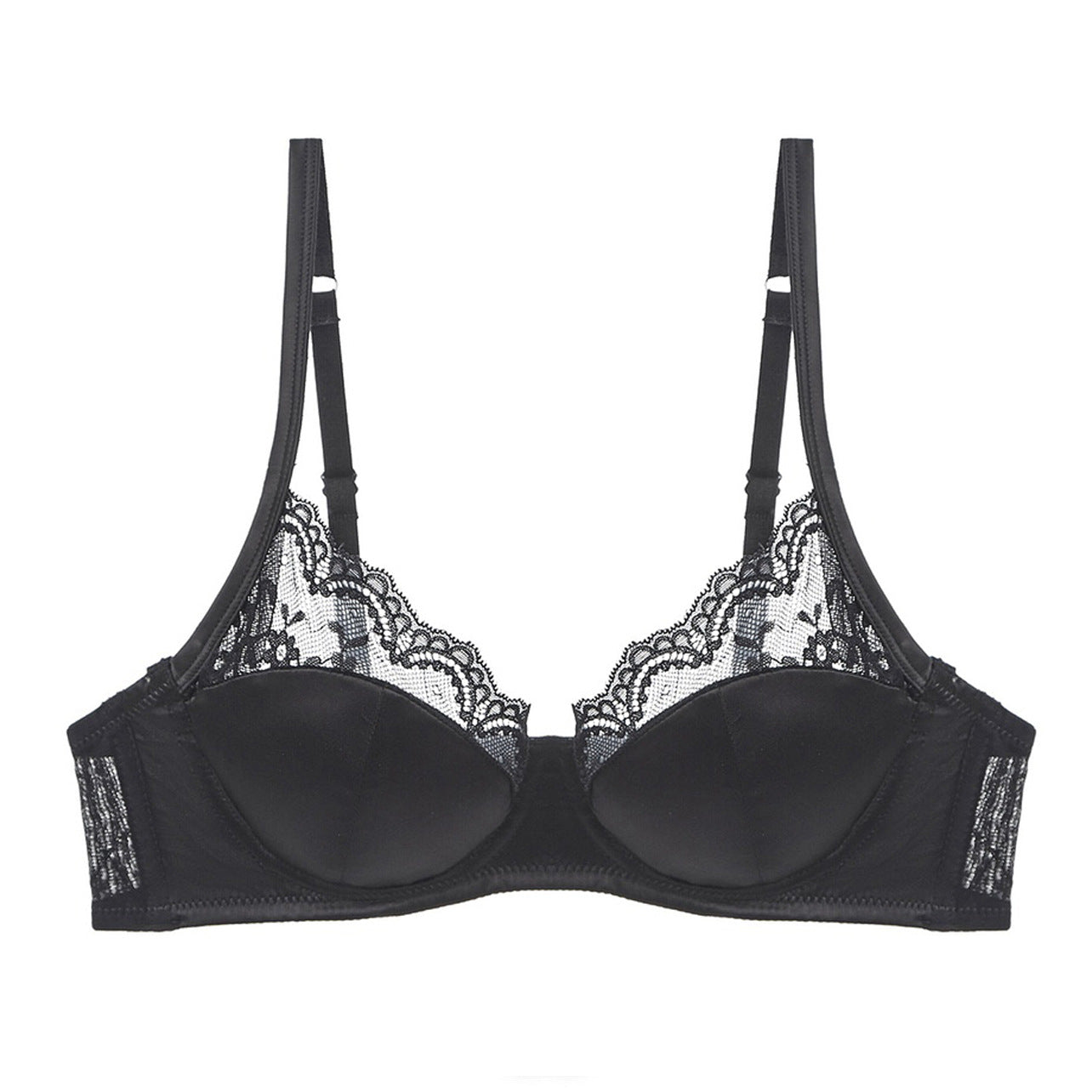 Women’s Seamless Lace Underwire Bra (Plus Size Support)