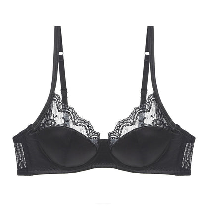Women’s Seamless Lace Underwire Bra (Plus Size Support)