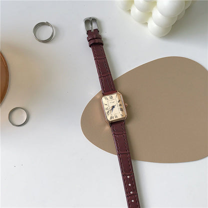 Women’s Roman Dial Square Quartz Watch