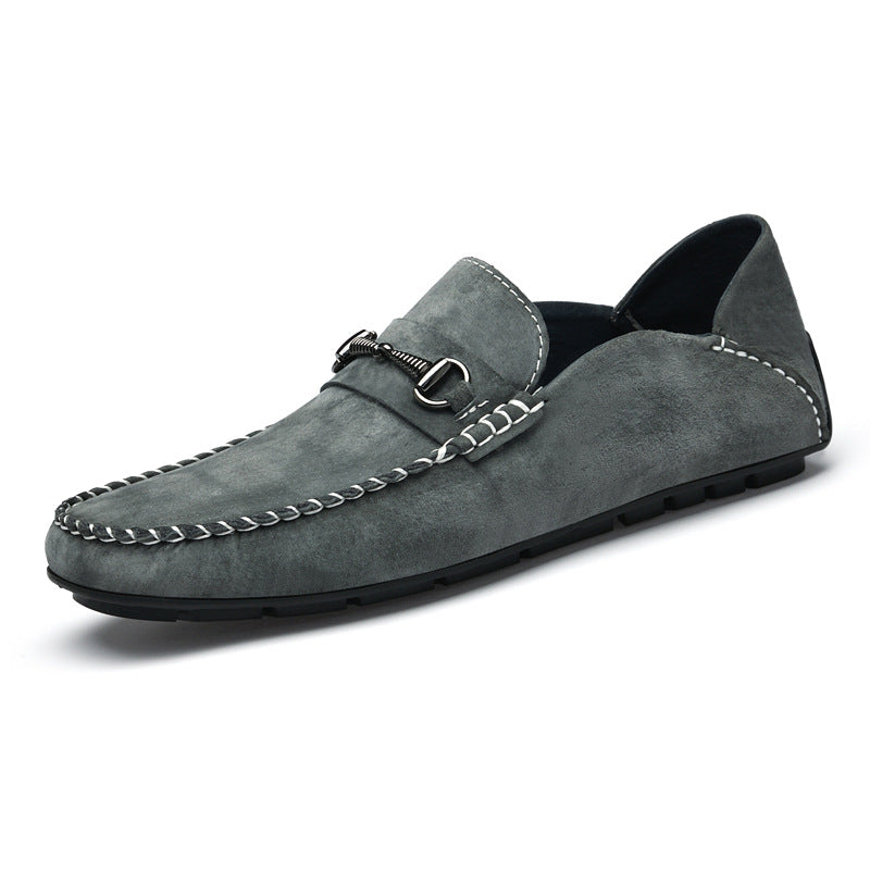 Men’s Genuine Leather Casual Slip-On Loafers