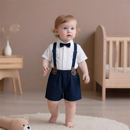 Baby Boy First Birthday Outfit Set