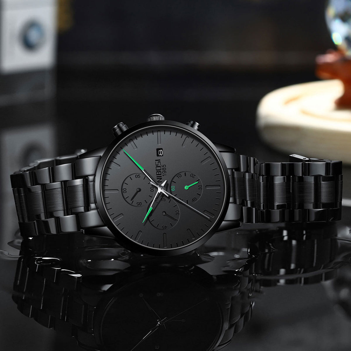 Nibosi Men’s Minimalist Waterproof Quartz Watch