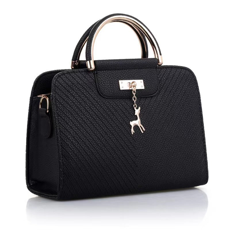 Women’s Solid Color Square Crossbody Bag