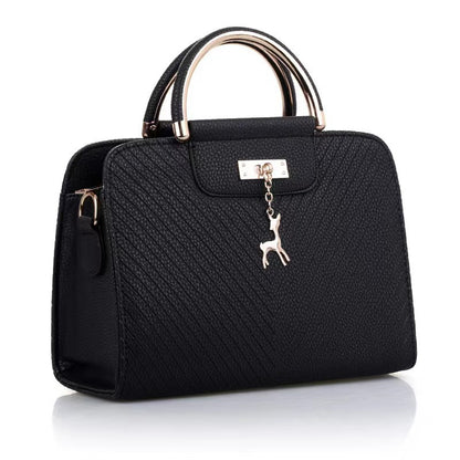 Women’s Solid Color Square Crossbody Bag