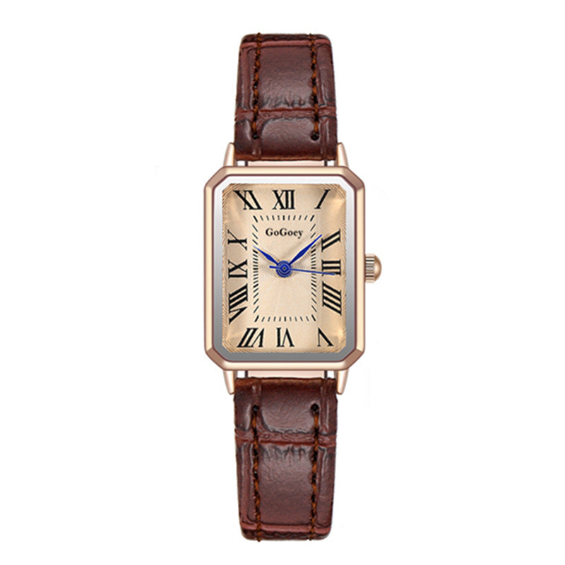 Women’s Roman Dial Square Quartz Watch
