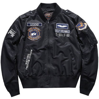 Men’s MA-1 Embroidered Bomber Jacket