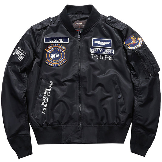 Men’s MA-1 Embroidered Bomber Jacket