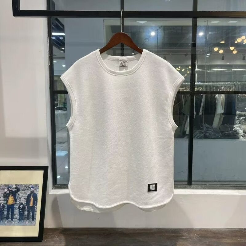 Men’s Ice Silk Sleeveless Summer Vest T-Shirt