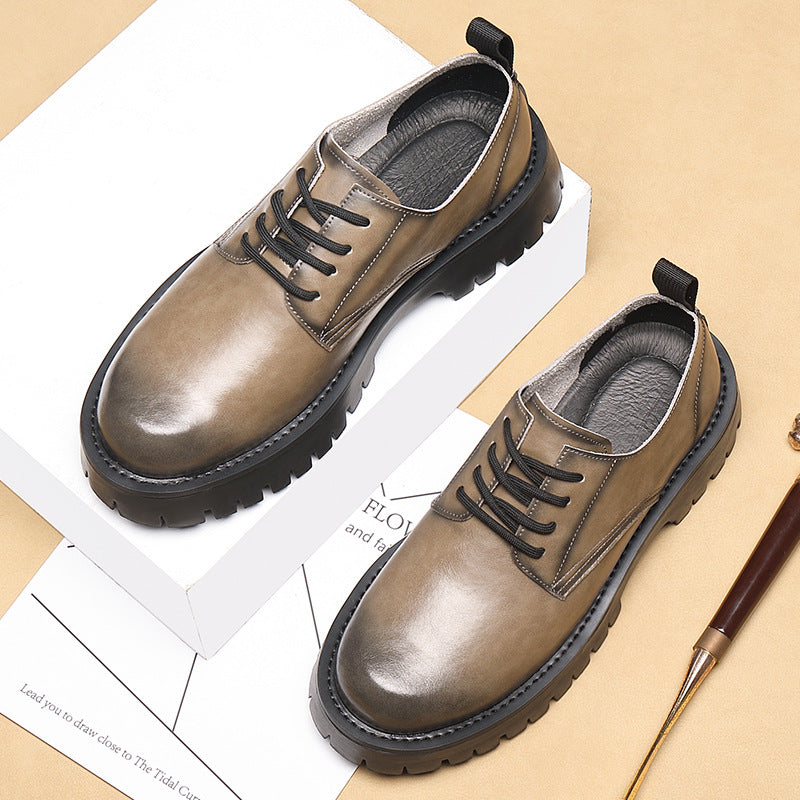 Men’s British-Style Thick-Sole Martin Boots