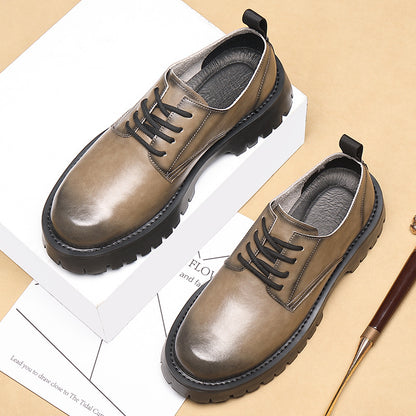 Men’s British-Style Thick-Sole Martin Boots