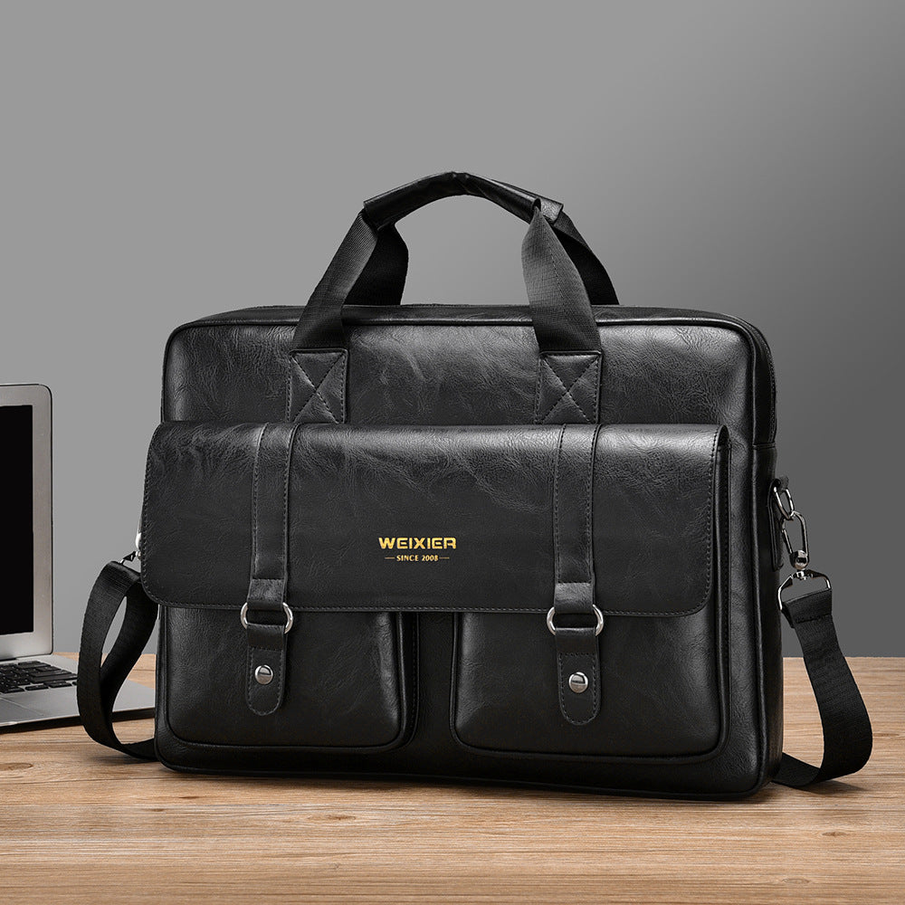Men’s Business Crossbody Laptop Briefcase