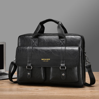 Men’s Business Crossbody Laptop Briefcase