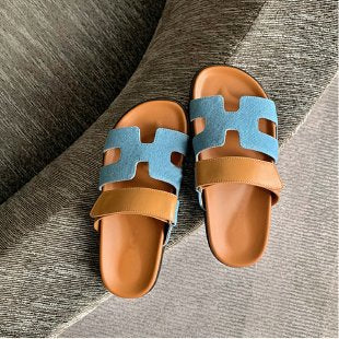 Women’s Color-Block Platform Comfort Slippers