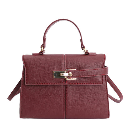 Women’s Kelly Style Textured Crossbody Handbag