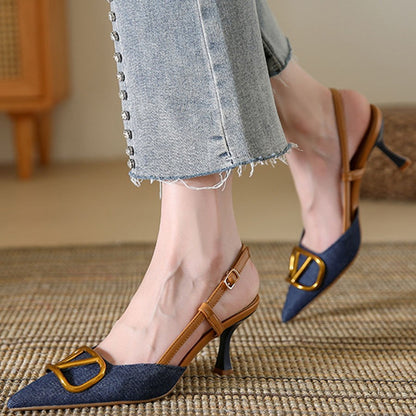 Women’s French Pointed-Toe Stiletto Heels