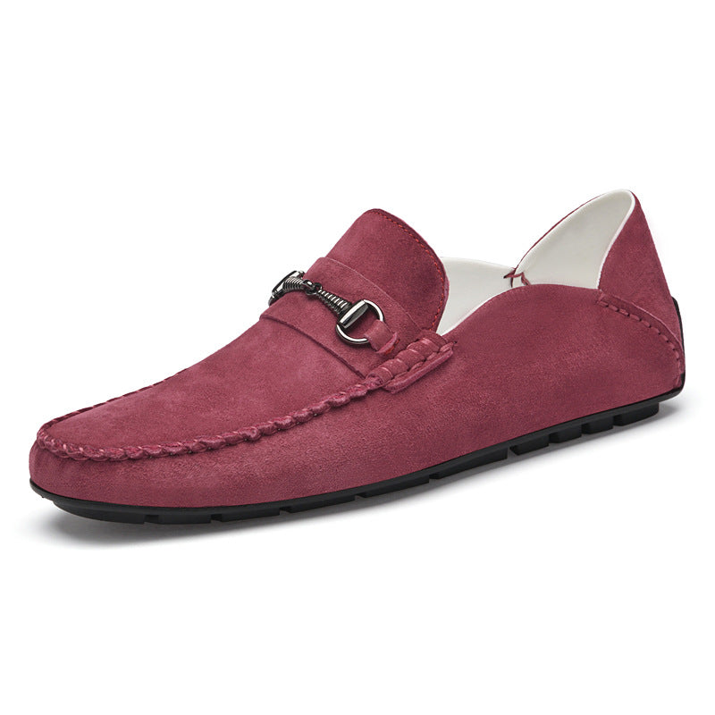 Men’s Genuine Leather Casual Slip-On Loafers