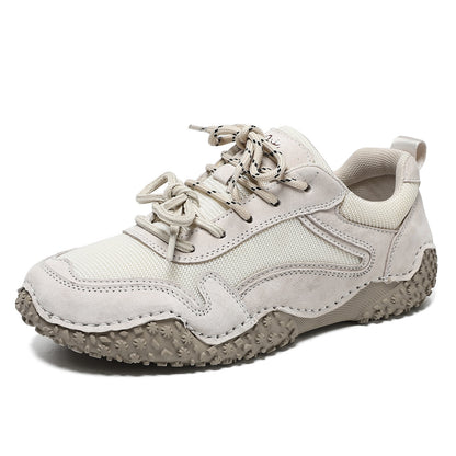 Unisex Genuine Leather Outdoor Casual Sneakers