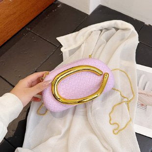 Women’s Vintage Acrylic Box Crossbody Bag