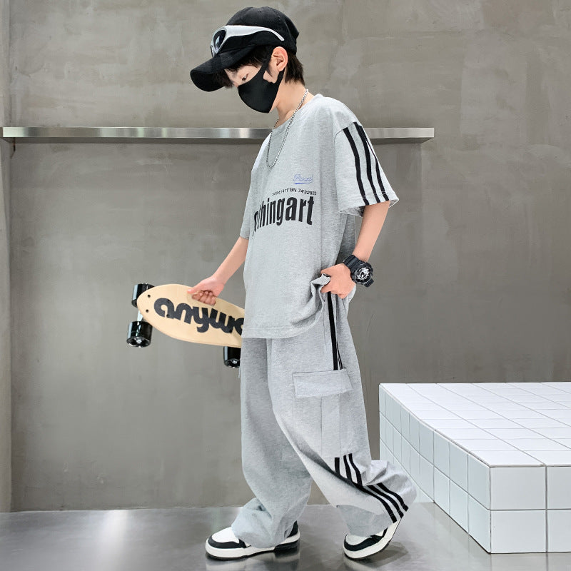 Boys’ Short Sleeve Sportswear Summer Set