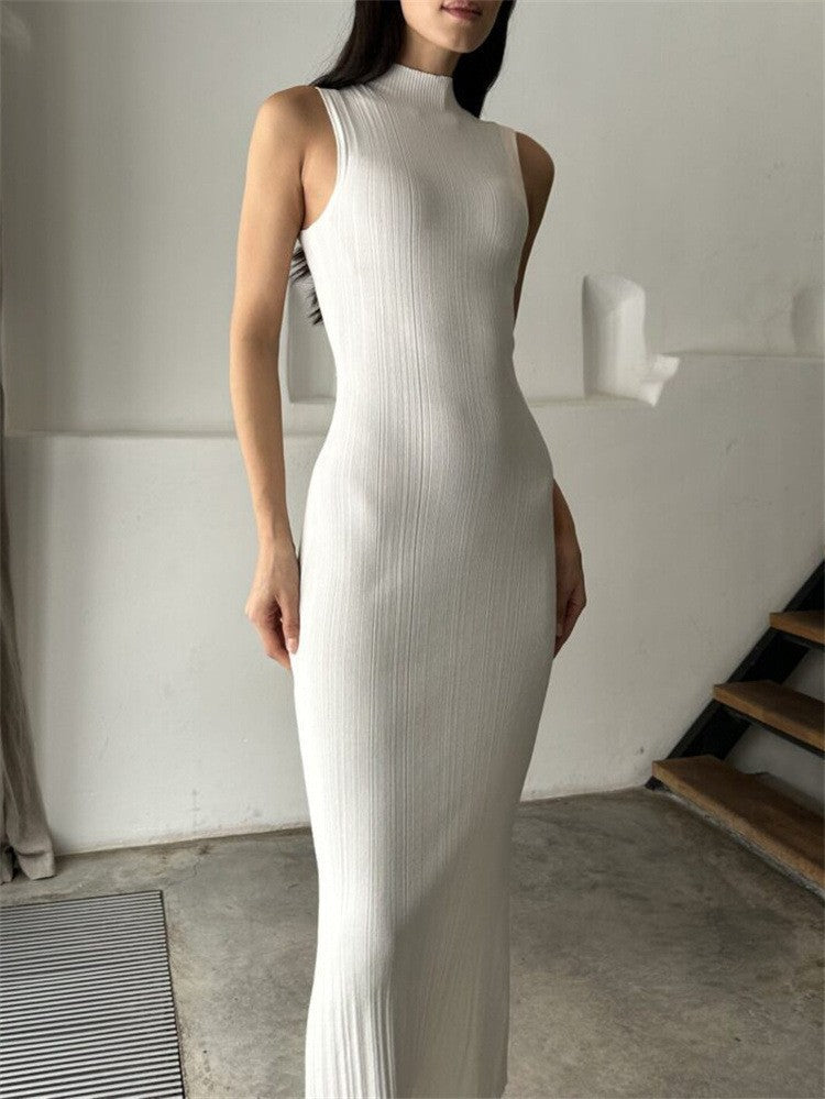 Women’s Sleeveless Knit Bodycon Midi Dress