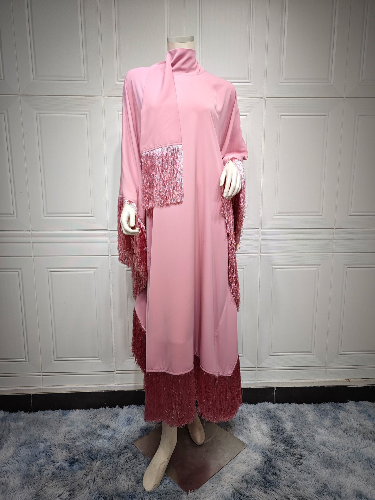 Women’s Tassel Pullover Long Dress