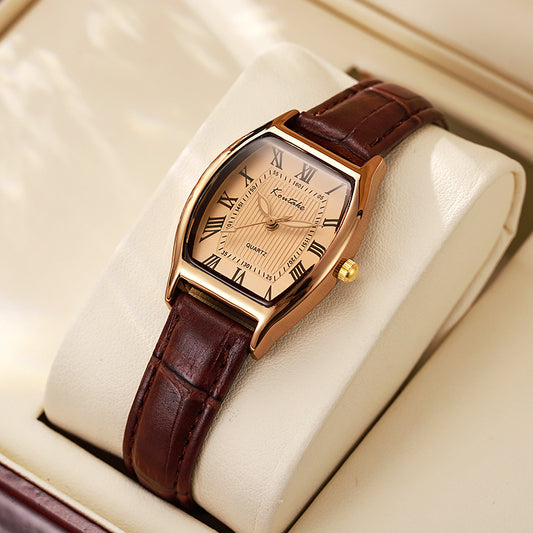 Women’s Barrel-Shaped Quartz Watch
