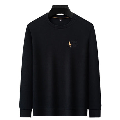 Men’s Embroidered Crew Neck Cotton Sweatshirt