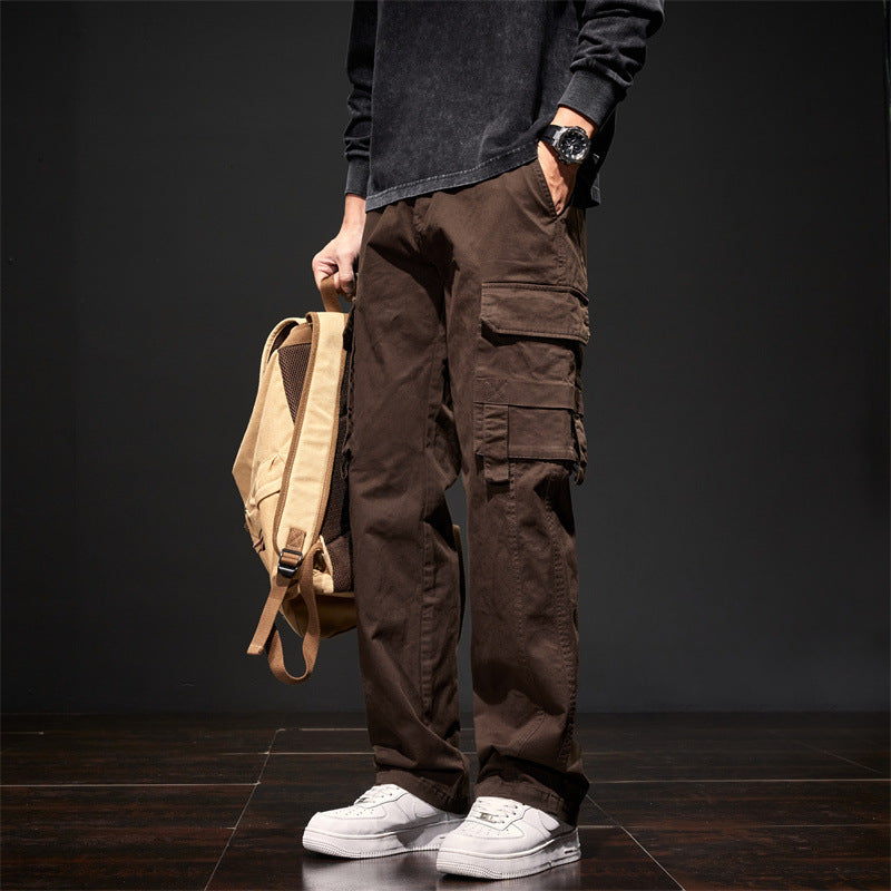 Men’s Workwear Cargo Straight-Leg Pants