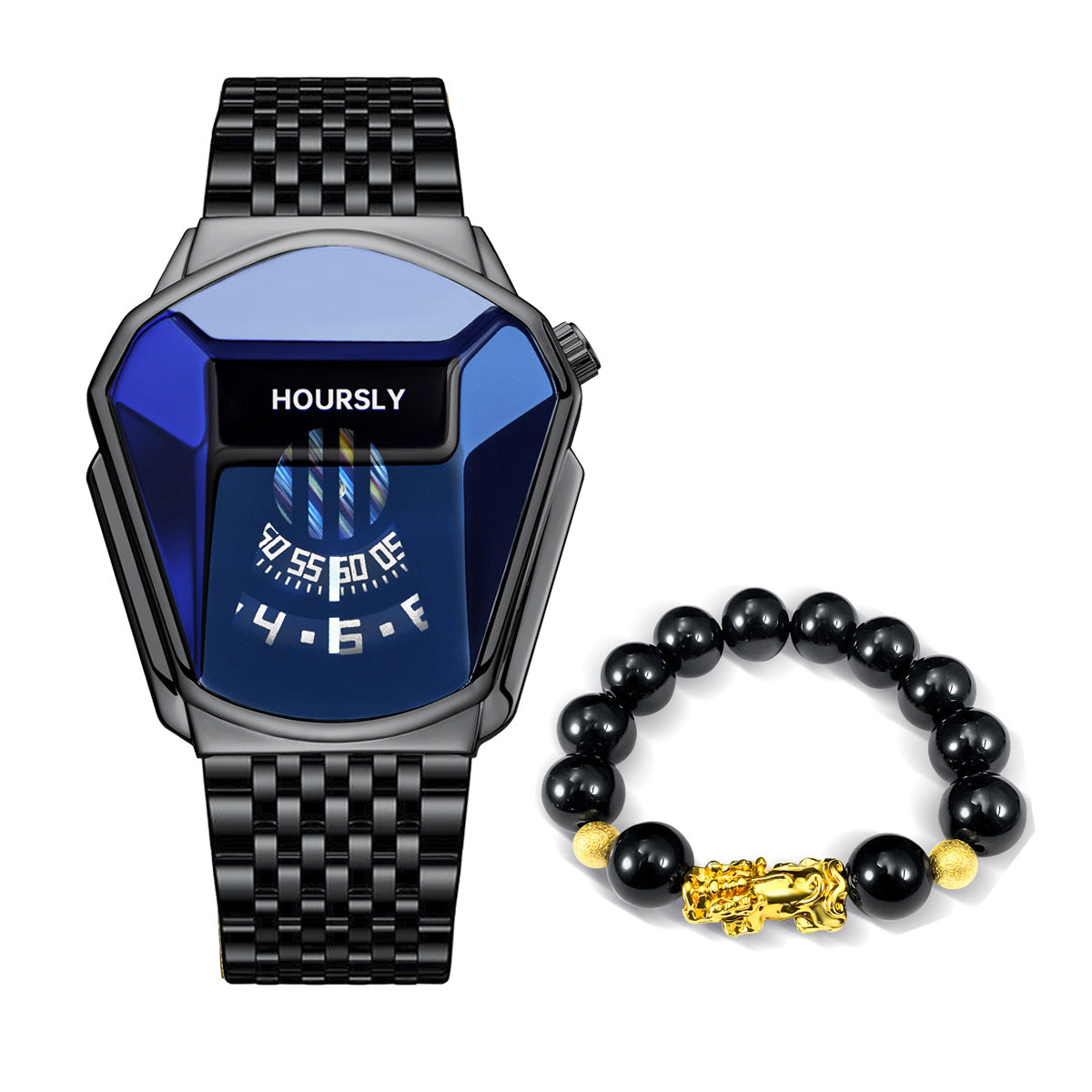 Men’s Snakehead Watch & Pixiu Bracelet Set