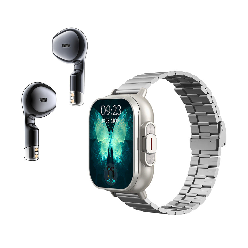 D8 Smart Watch & Bluetooth Earbuds 2-in-1