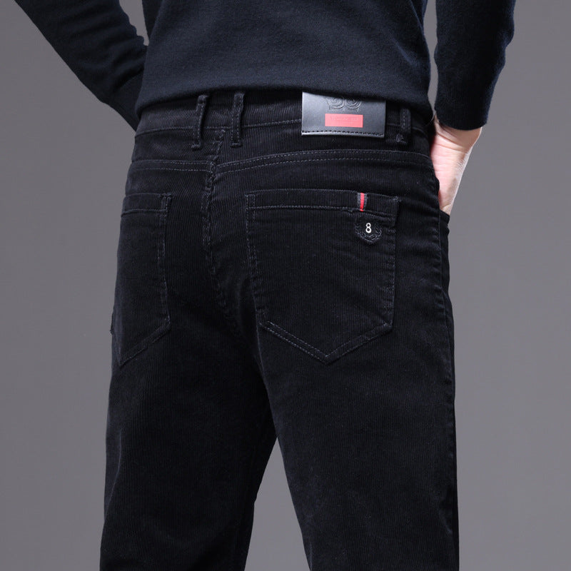 Men’s Loose Straight Corduroy Pants