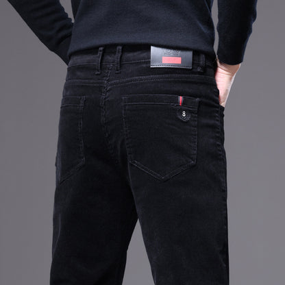 Men’s Loose Straight Corduroy Pants